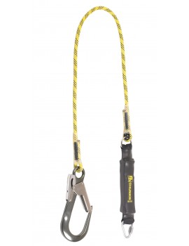 P+P 90294 Rope Lanyard Fall Arrest 1.75m Chunkie with Scaff Hook Fall Arrest